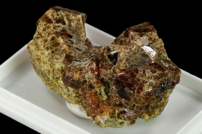 Orange Grossular Garnet Cluster - Bishop, California #131345